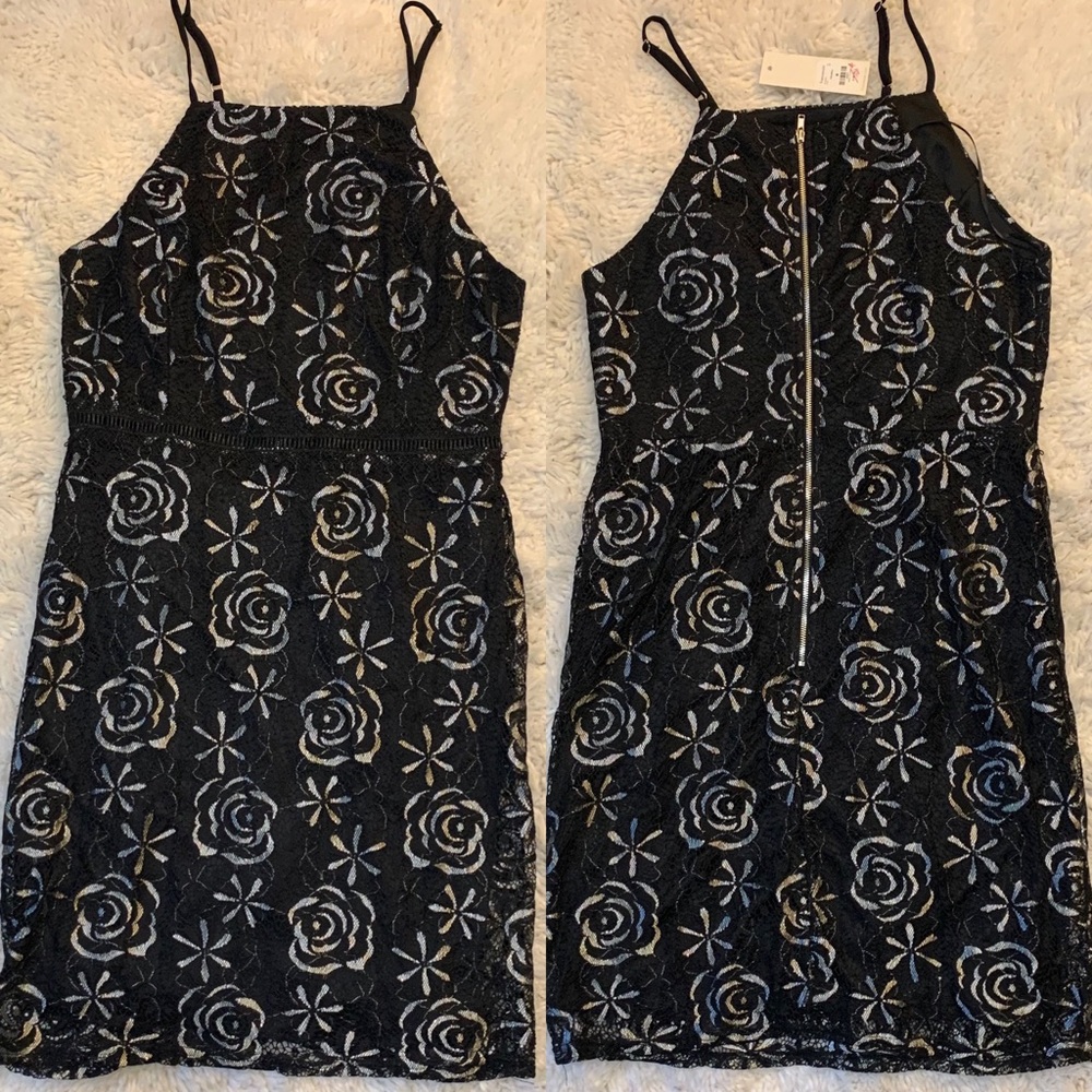 2 for $20! Black Lace Francesca’s Dress
